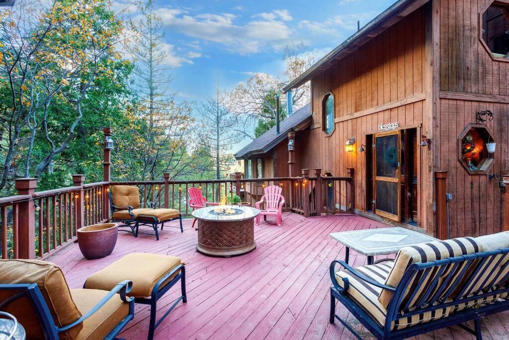 Lakeview 3-Story Winter Home Crestline Zewnętrze zdjęcie